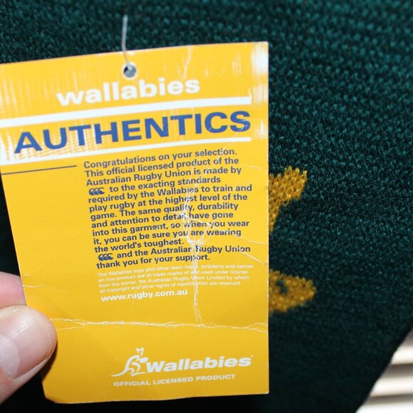 3/$77 - new Wallabies Authentics Australian Rugby Union Supporters Fan Scarf - Picture 4 of 8